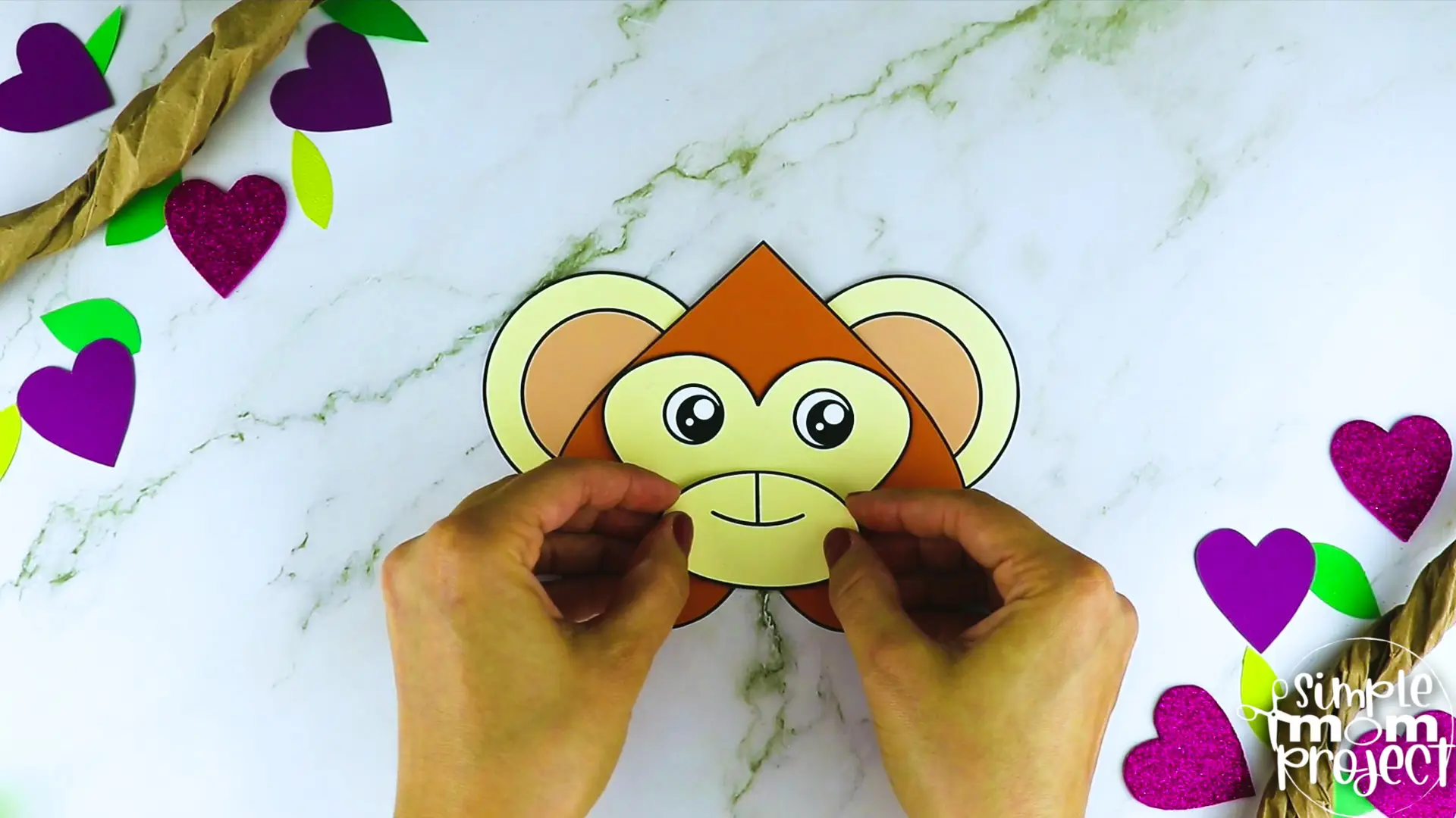 This printable heart shaped monkey craft is the perfect addition to any Letter M lesson or sharing fun facts about monkeys to your toddler, preschool or kindergarten kids. The cute heart monkey craft can be glued to a paper bag or paper plate to add fun and make your heart monkey craft stand out. Click to download and print your printable heart shaped monkey template today!
