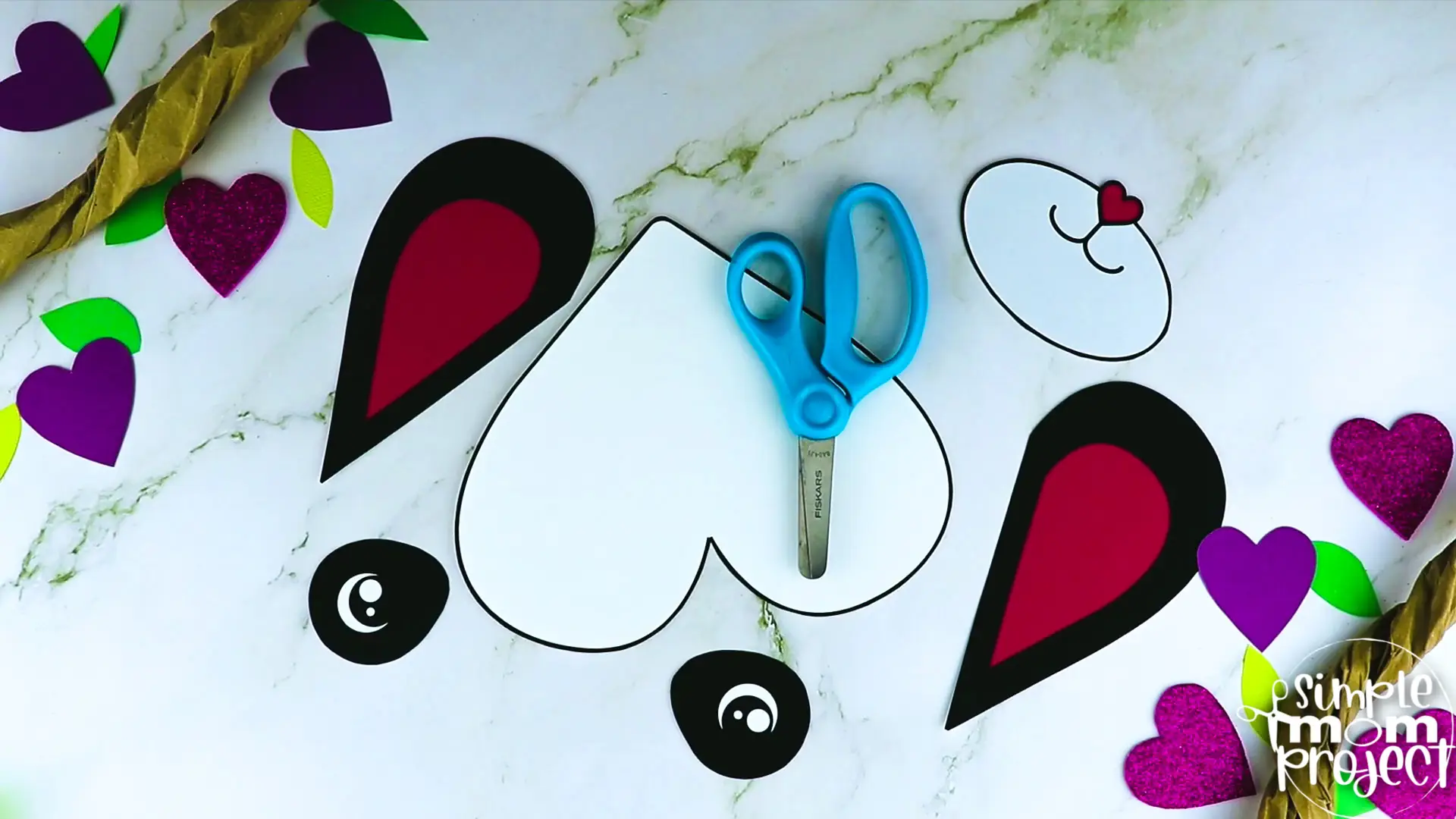 Are you teaching the letter P to your toddler, preschool and kindergarten kids? Try this simple printable heart panda craft template! It is so simple kids in all grades will love making him. Use this heart panda craft for coloring, stencils, decorations, invitation cards and crafts. Click now to purchase this printable heart shaped panda template now!