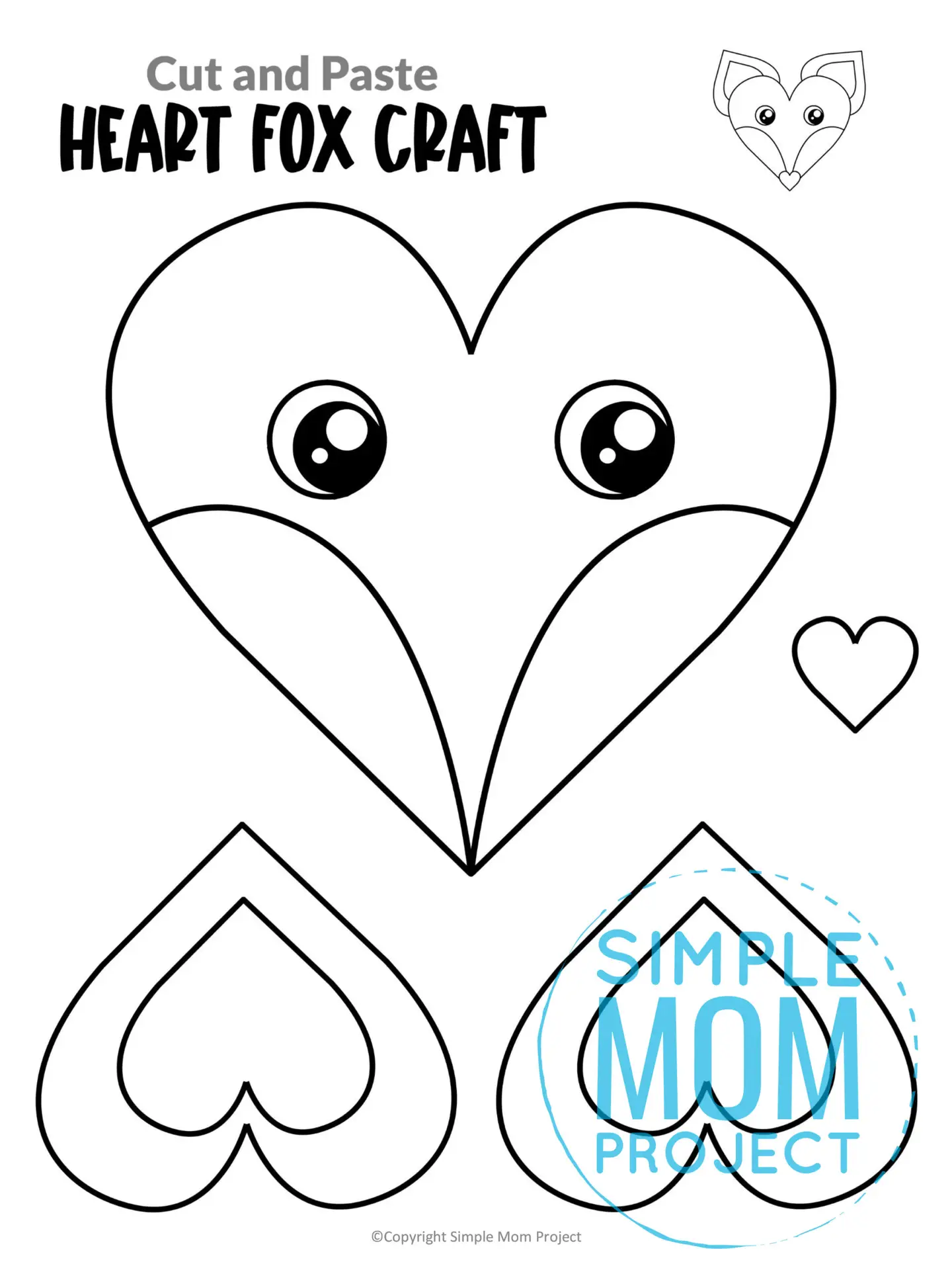 Looking for a simple heart shaped fox craft for your toddler, preschool or kindergarten kids to color and have fun with? This easy printable heart fox craft is simple cut and paste patterns to keep your little ones busy for hours. Turn this printable heart fox template into a variety of useful crafts using a few supplies that you probably already have at home. Click now to grab this printable heart shaped fox template today!