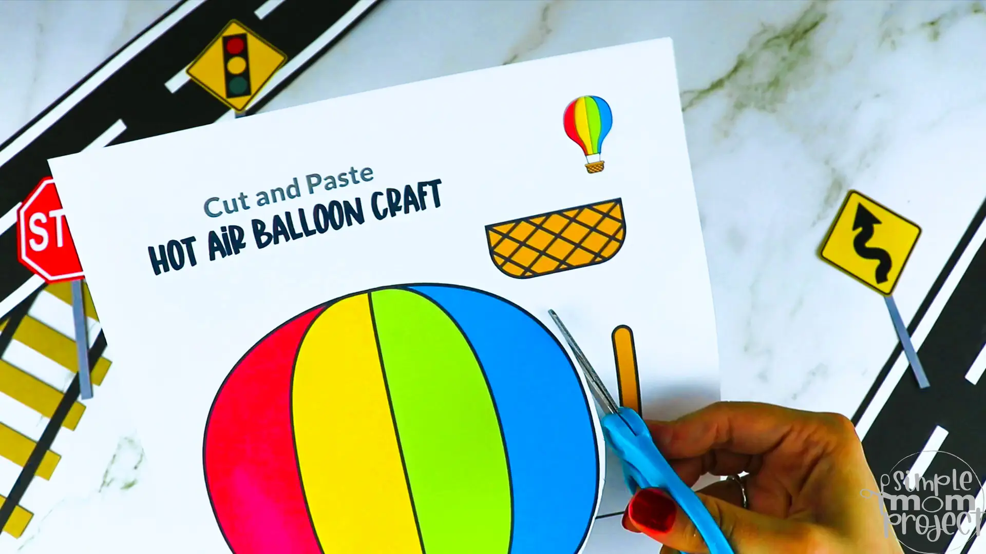 Are you looking for a unique mode of transportation to create for your kids? This printable hot air balloon craft is super easy and cute, making it perfect for kids of all ages. Combine the diy hot air balloon craft template with a few recycled materials to form cool crafts that kids can play with. Be sure to get your own hot air balloon template today!