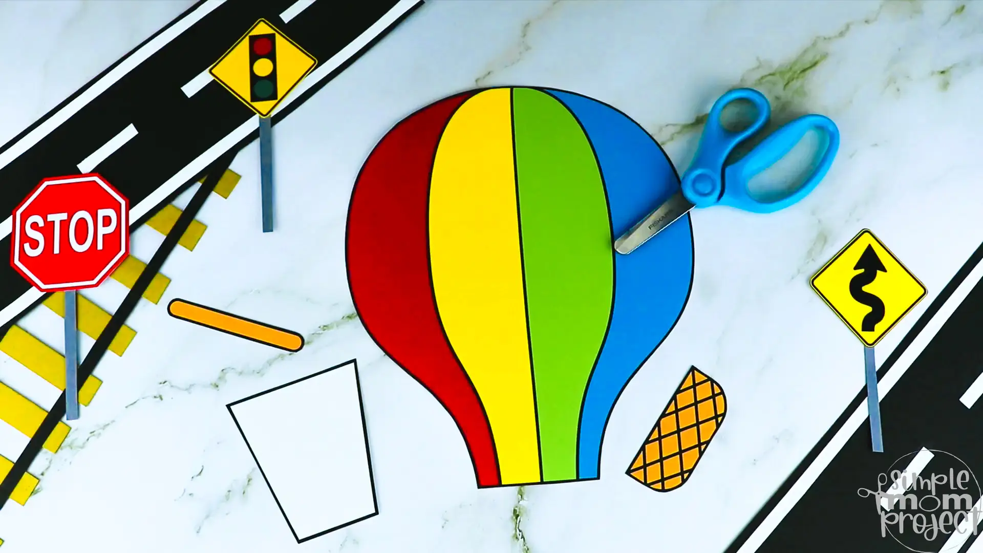 Are you looking for a unique mode of transportation to create for your kids? This printable hot air balloon craft is super easy and cute, making it perfect for kids of all ages. Combine the diy hot air balloon craft template with a few recycled materials to form cool crafts that kids can play with. Be sure to get your own hot air balloon template today!