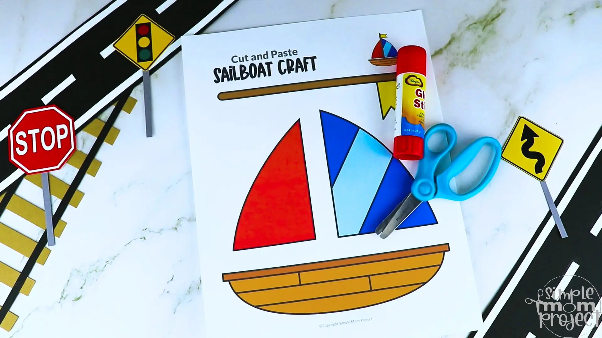 Looking for a fun craft that will teach your kids about vehicles? This printable sailboat craft template is perfect for kids who are studying the modes of transportations. Cut out the sailboat drawing and use it for coloring, stencils, mosaic, decorations, crafts and more. It’s the ideal activity to keep your little ones busy while developing their fine motor skills. Be sure to get your printable sailboat template today!