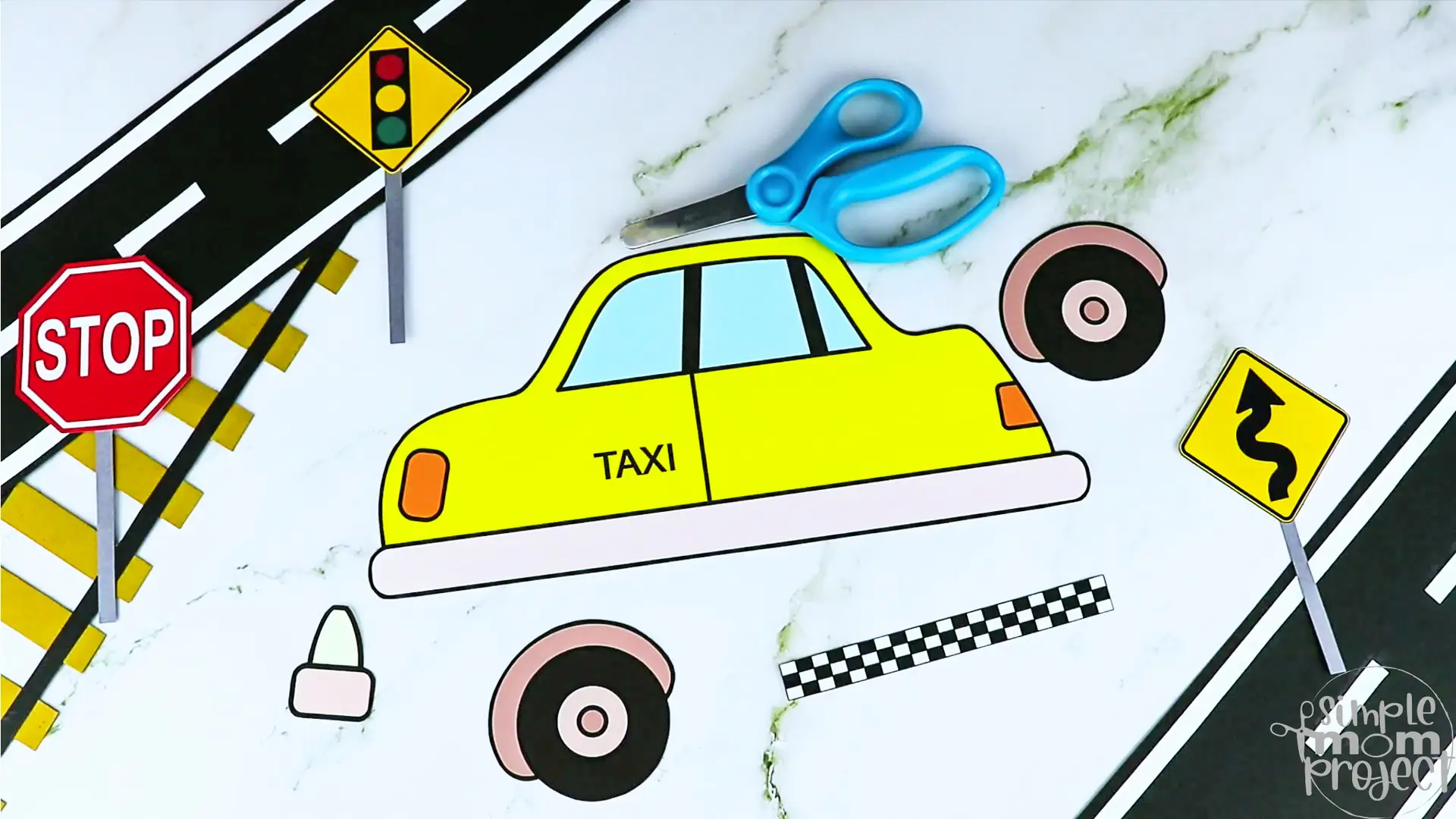Are you looking for a fun paper craft activity to do during the weekend? This printable taxi cab craft is perfect for kids of all ages, especially to toddler, preschool and kindergarten kids. Our cute taxi craft design will inspire you to create a life-size taxi car using cardboard boxes and other recycled materials. Be sure to grab our printable taxi cab craft template for your little ones.