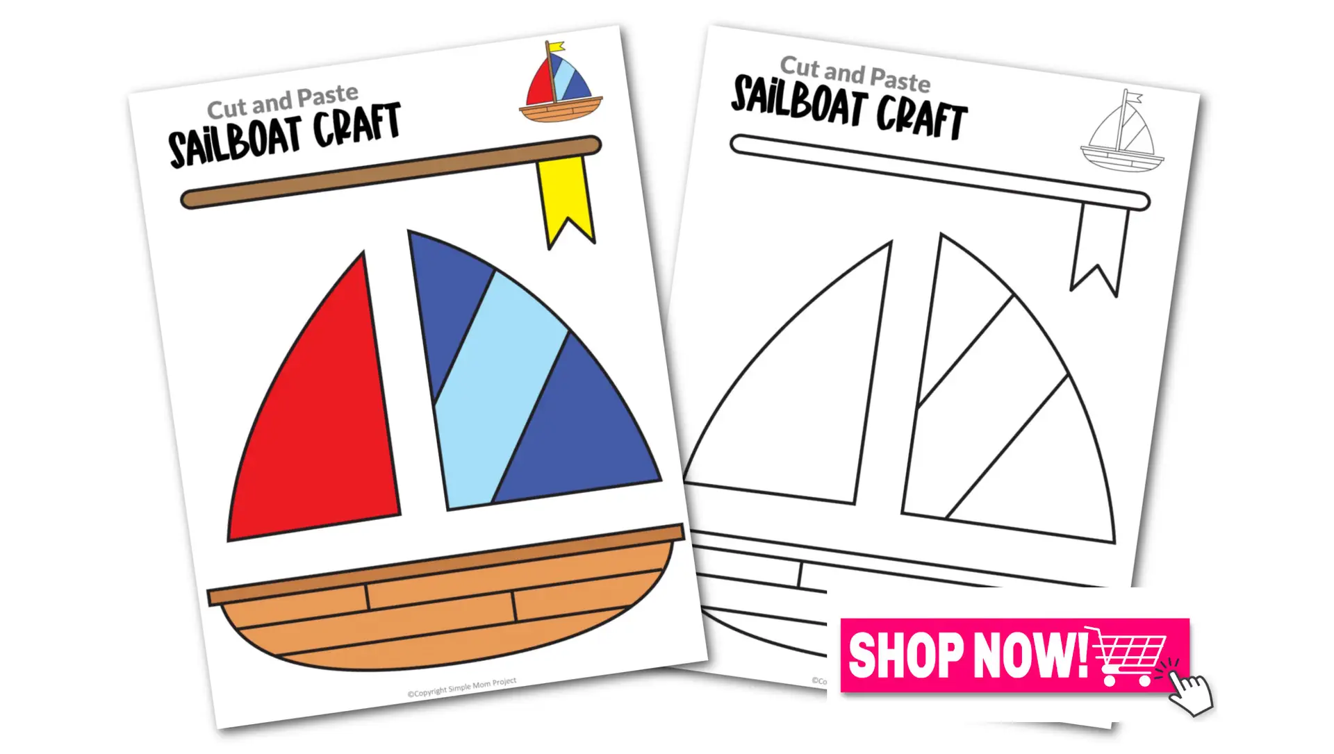 Looking for a fun craft that will teach your kids about vehicles? This printable sailboat craft template is perfect for kids who are studying the modes of transportations. Cut out the sailboat drawing and use it for coloring, stencils, mosaic, decorations, crafts and more. It’s the ideal activity to keep your little ones busy while developing their fine motor skills. Be sure to get your printable sailboat template today!