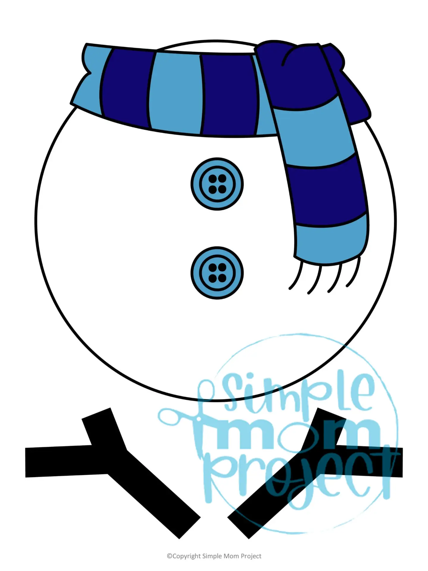 Printable Snowman Paper Bag Puppet Craft for Kids, Preschoolers, Toddlers, kindergarten elementary snowman crafts winter crafts