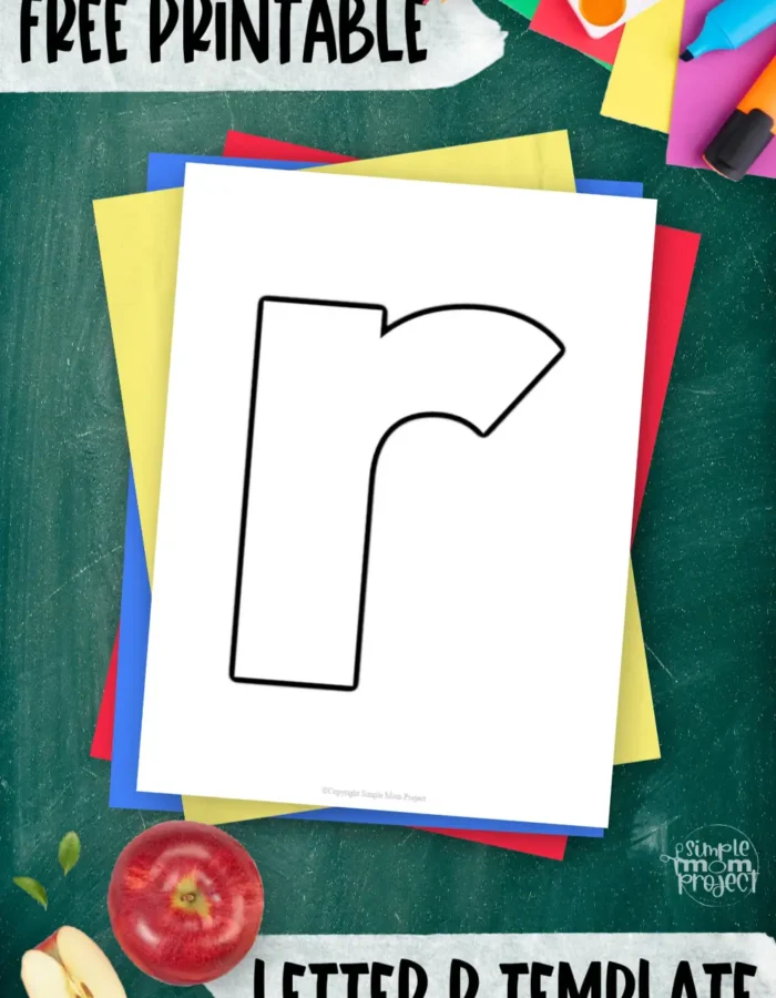 Looking for a fun and creative way to teach lowercase letters to your preschooler or kindergartener? Make sure to include this blank printable lowercase letter r template. It’s a black and white printable alphabet letter r worksheet perfect for coloring, letter tracing, stencil, visual aid or crafting. Kids will be able to work on their fine motor skills, coloring, letter recognition and creativity through this simple lowercase letter r template. It’s so easy but brings lots of fun for the whole family to share! Grab your copy now!