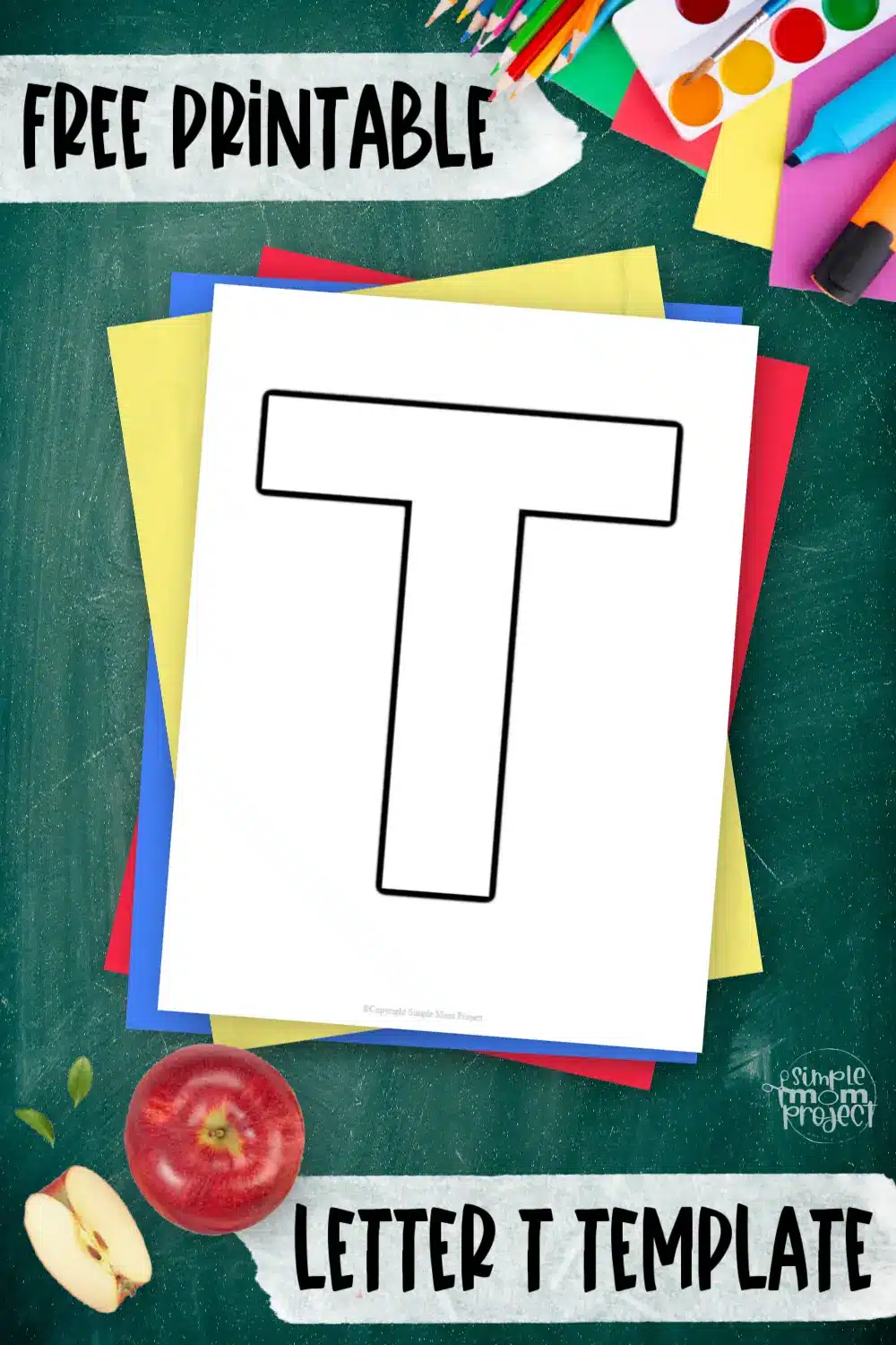 Are you looking for an easy and fun way to teach the capital letter T? This blank printable uppercase letter T template is the ideal activity for toddler, preschool and kindergarten kids who are learning the alphabet letters. Use our printable letter T for coloring, letter tracing, stencil, visual aid or crafting. This black and white printable letter T outline worksheet helps children improve their letter recognition, fine motor skills, focus and creativity. Grab a few supplies and work on this fun printable uppercase letter T template now!
