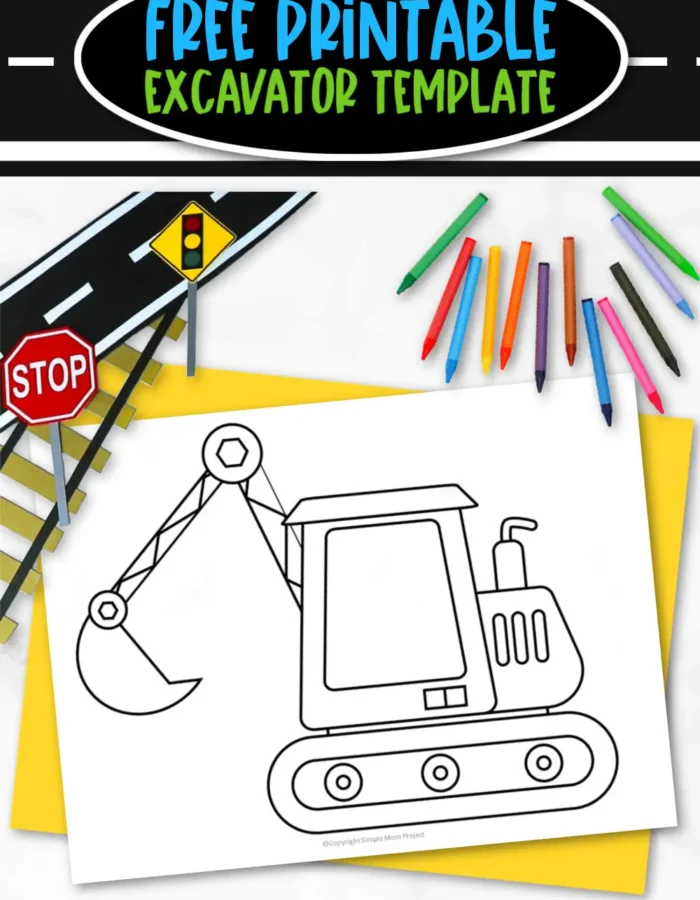 If you’re looking for a quick but fun vehicle activity for your little ones, you’ve come to the right place! This blank printable excavator template is the ideal activity for toddlers, preschoolers, kindergarteners and early elementary students. Allow your kids to use their imagination and creativity as they design their own heavy excavator printable template to make it stand out. Make sure to grab your simple printable excavator template today!