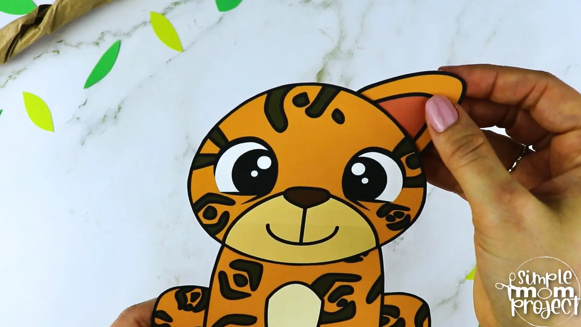 Printable Jaguar Craft Template for Kids Preschool Toddler elementary nursing home