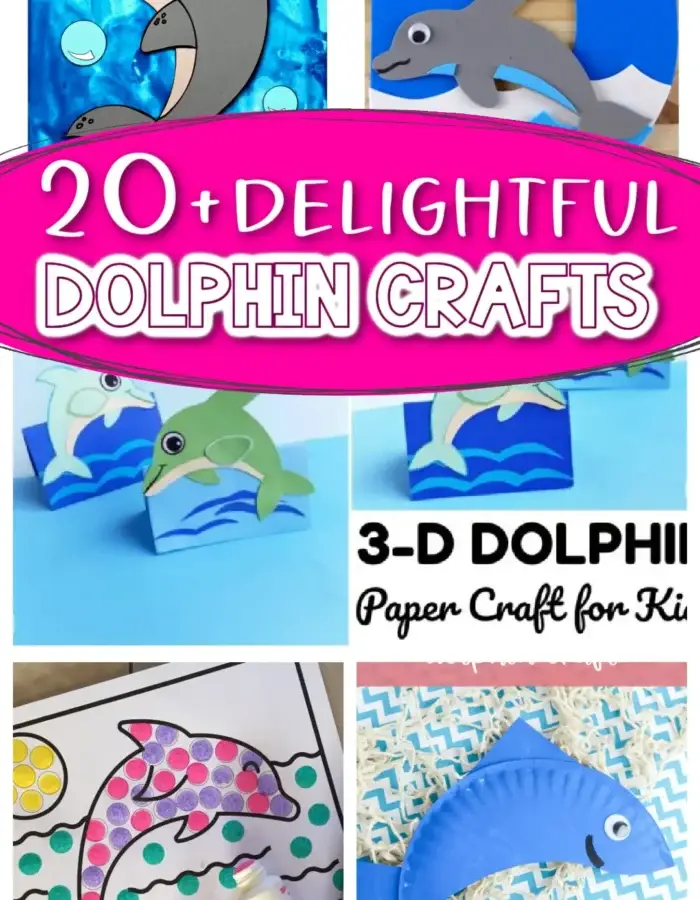 20 delightful dolphin crafts for preschoolers toddlers kindergarten elementary kids 1