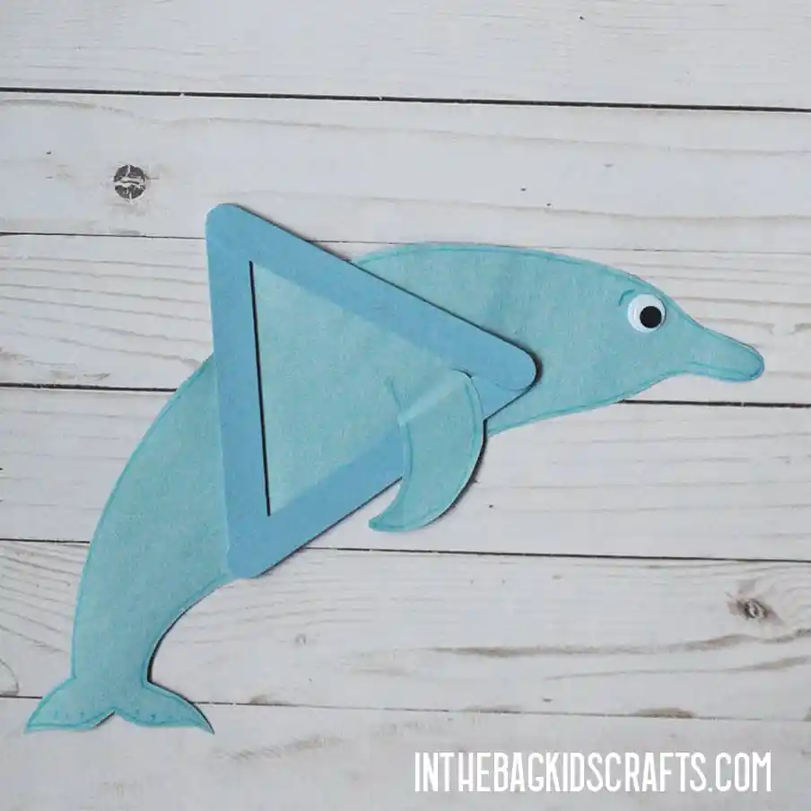 Dolphin Craft for Kids (With Free Template)