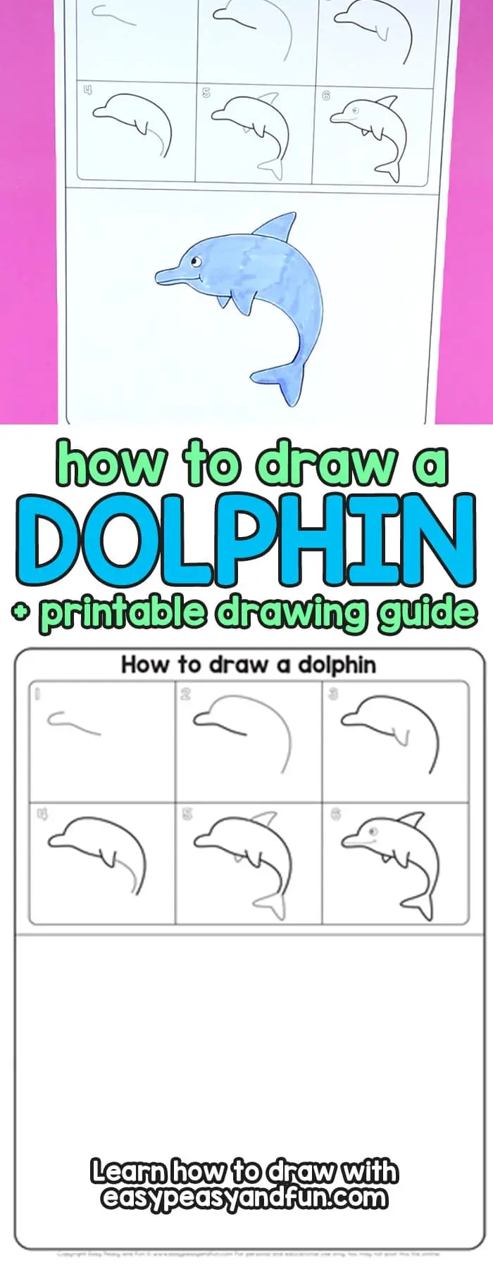 Learn-How-to-Draw-a-Dolphin-in-Jumping-out-of-Water-Pose-Step-by-Step-Tutorial-for-Kids