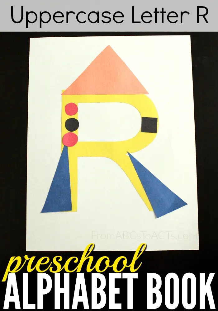 Letter R Craft R is for rocket activity for kids preschoolers toddlers kindergarten