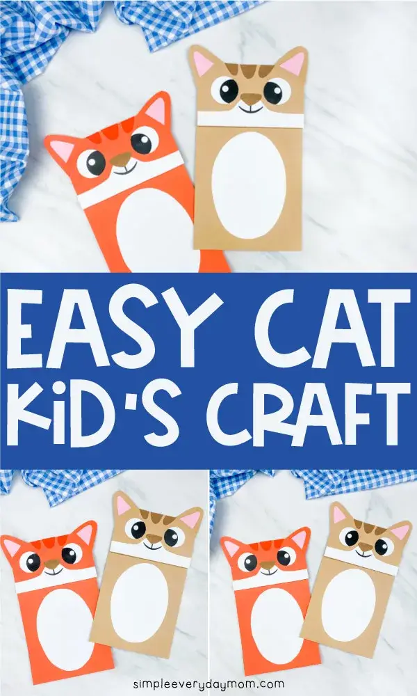Cat Craft and Activities easy crafts for kids in a fun way for those that have a love of little cats some even black cat crafts 21