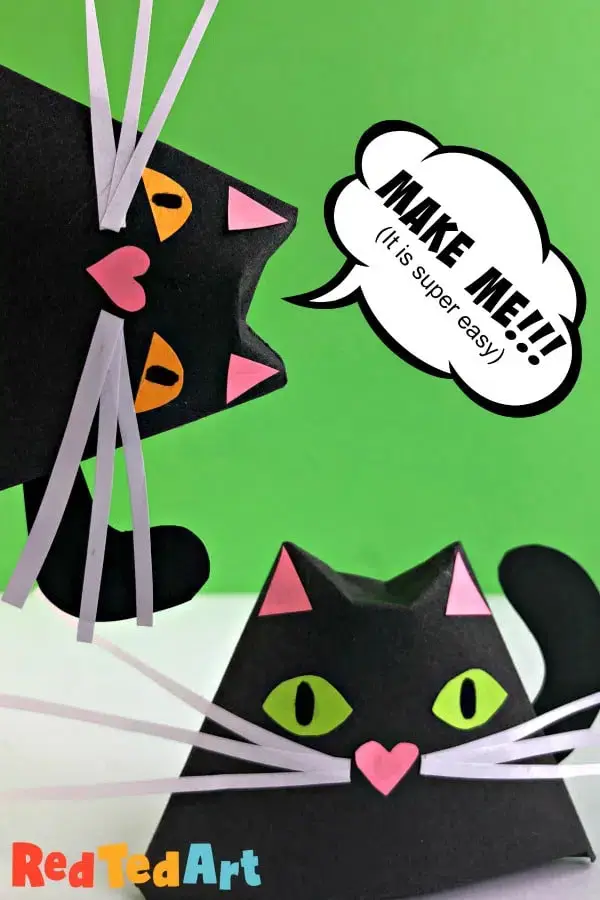 Cat Craft and Activities easy crafts for kids in a fun way for those that have a love of little cats some even black cat crafts 40