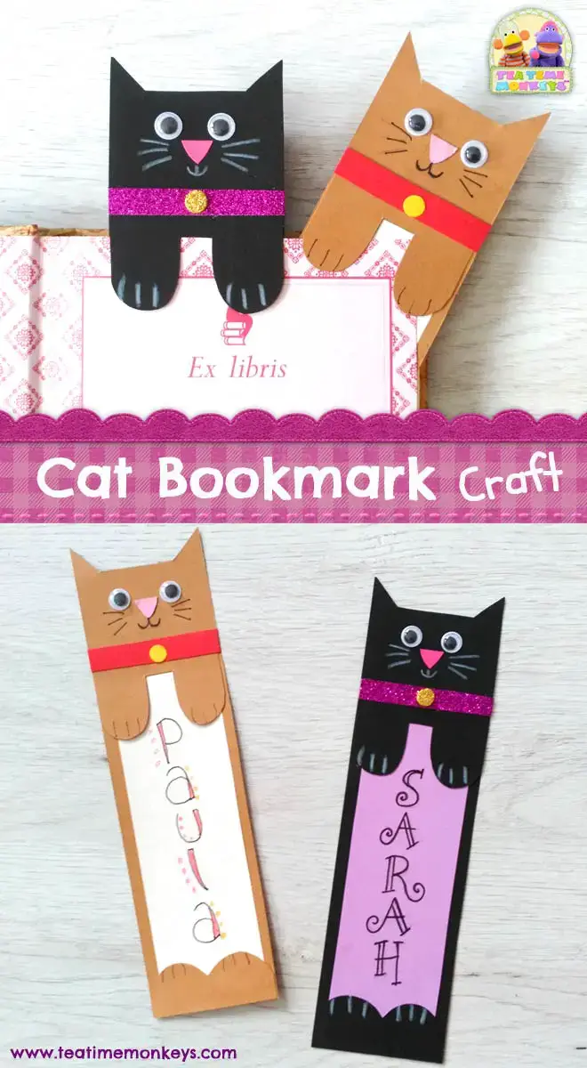 Cat Craft and Activities easy crafts for kids in a fun way for those that have a love of little cats some even black cat crafts 9