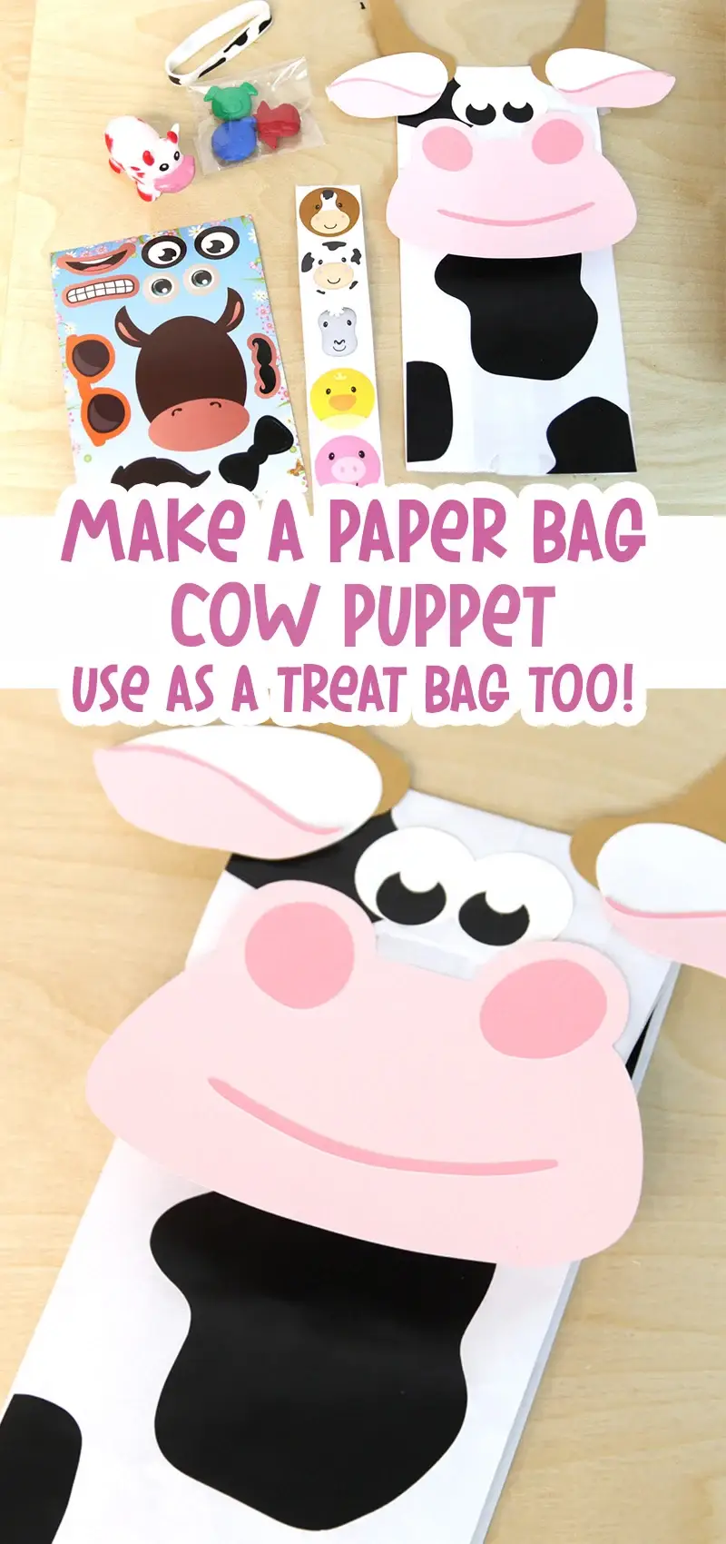 Cute Cow Crafts and cow Activity to build fine motor skills farm crafts farm theme kindergartner, kids, elementary, toddler 46