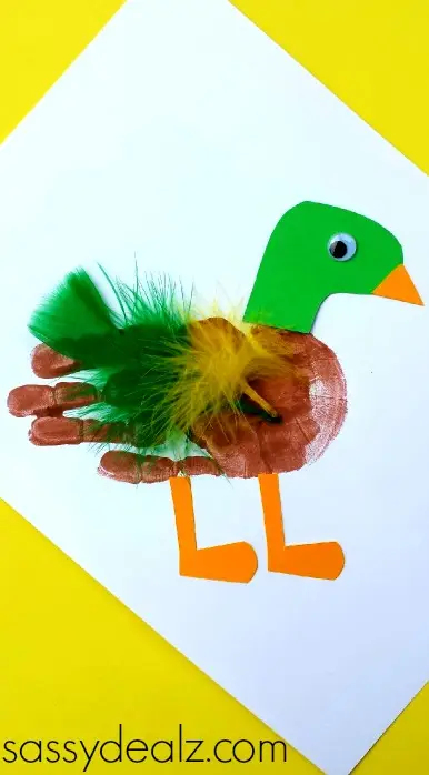 Fun little duck crafts for little kids are a great way from paper plate duck crafts, letter d duck crafts, duck templates, food print duck crafts 14