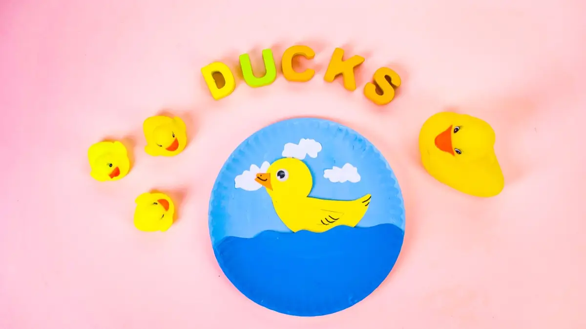 Fun little duck crafts for little kids are a great way from paper plate duck crafts, letter d duck crafts, duck templates, food print duck crafts 16