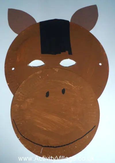 Horse crafts are a great and fun activity for horse camp and good paper horse crafts for children, kids, toddler, elementary, preschooler 18