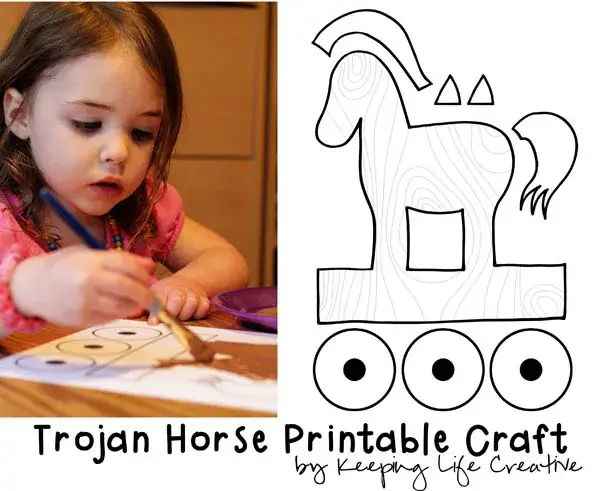 Horse crafts are a great and fun activity for horse camp and good paper horse crafts for children, kids, toddler, elementary, preschooler 24