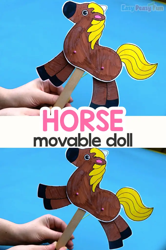 Horse crafts are a great and fun activity for horse camp and good paper horse crafts for children, kids, toddler, elementary, preschooler 27
