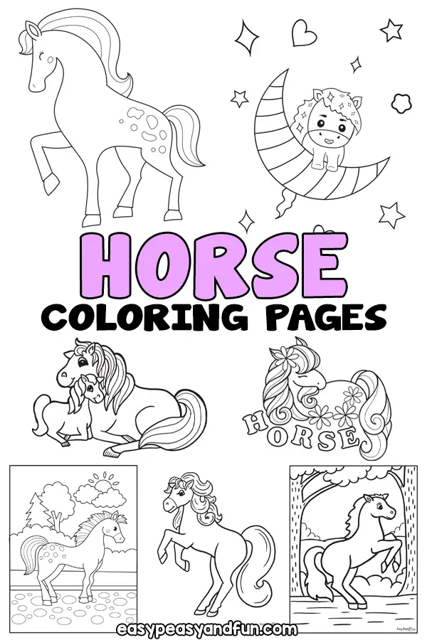 Horse crafts are a great and fun activity for horse camp and good paper horse crafts for children, kids, toddler, elementary, preschooler 28