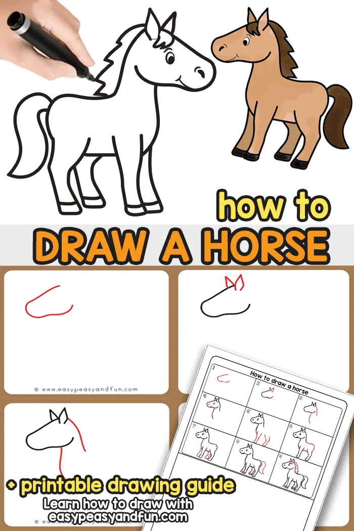 Horse crafts are a great and fun activity for horse camp and good paper horse crafts for children, kids, toddler, elementary, preschooler 29