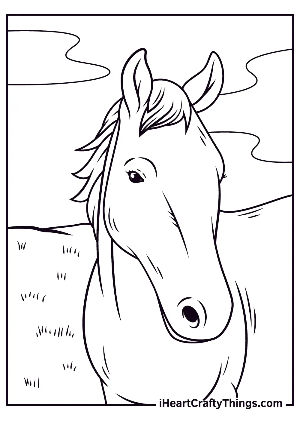 Horse crafts are a great and fun activity for horse camp and good paper horse crafts for children, kids, toddler, elementary, preschooler 32