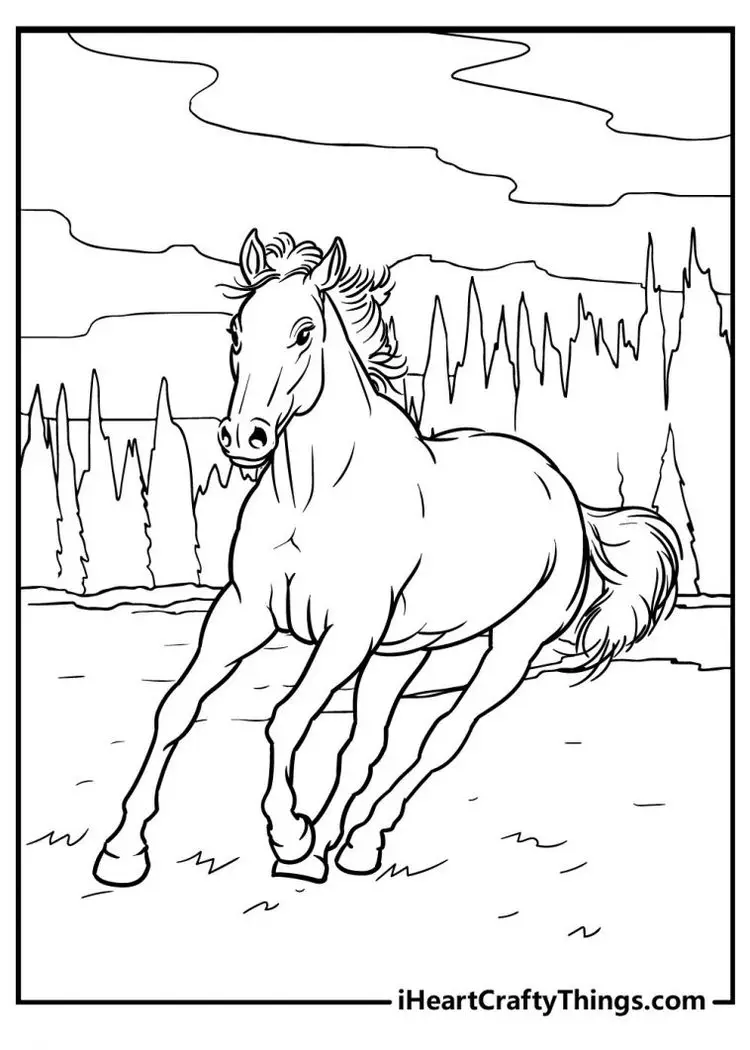 Horse crafts are a great and fun activity for horse camp and good paper horse crafts for children, kids, toddler, elementary, preschooler 33