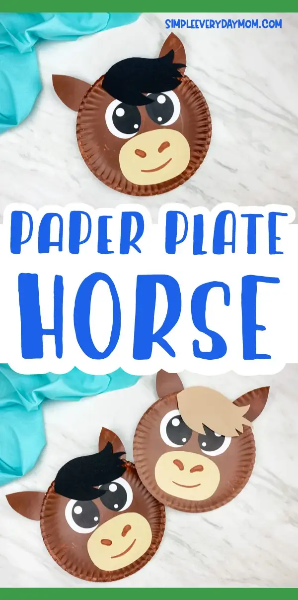 Horse crafts are a great and fun activity for horse camp and good paper horse crafts for children, kids, toddler, elementary, preschooler 6