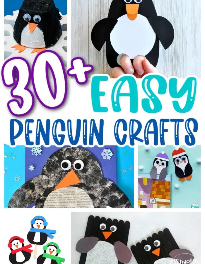 30 penguin crafts for kids preschoolers toddlers kindergartner