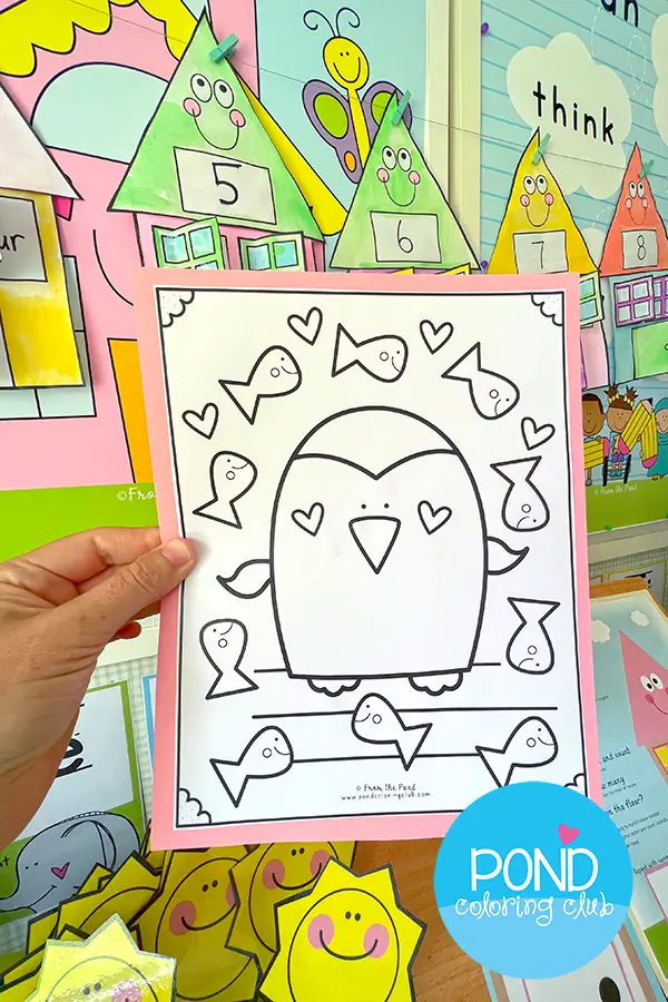 penguin coloring pages