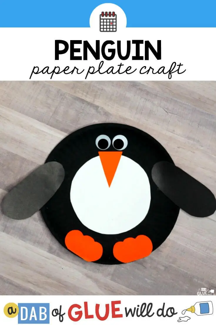 How to make a paper plate penguin craft