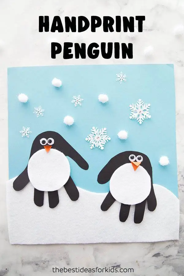 handprint penguin