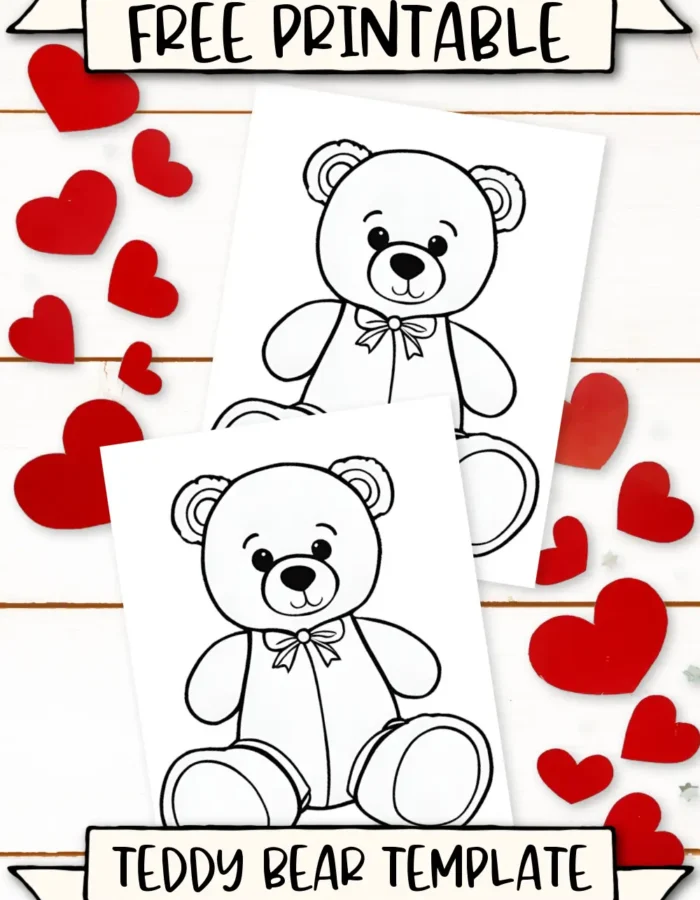 Our free printable teddy bear pattern template will take you into the whimsical realm of DIY hugs. Stitch your way to cozy bliss by creating your very own teddy bear masterpiece. This easy memory bear pattern is the excellent starting point for creating joy and transforming papers and fabrics into special memories. Get yours right away, then spend some time cuddling with your handmade buddy!
