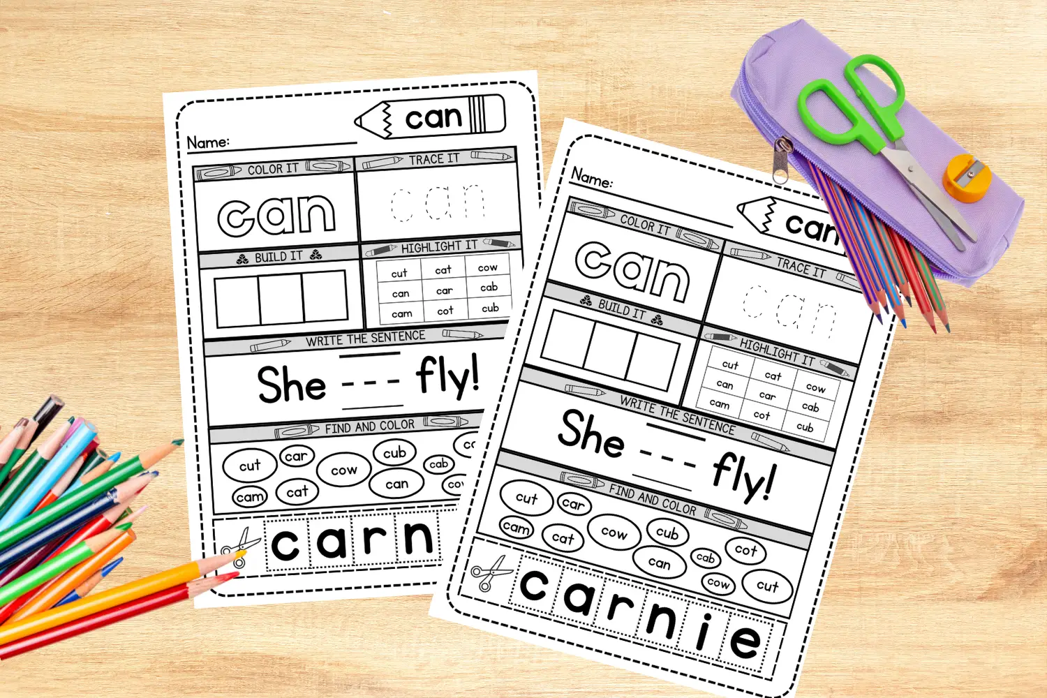 Can sight word for preschoolers, kindergarteners, toddlers and kids of all ages