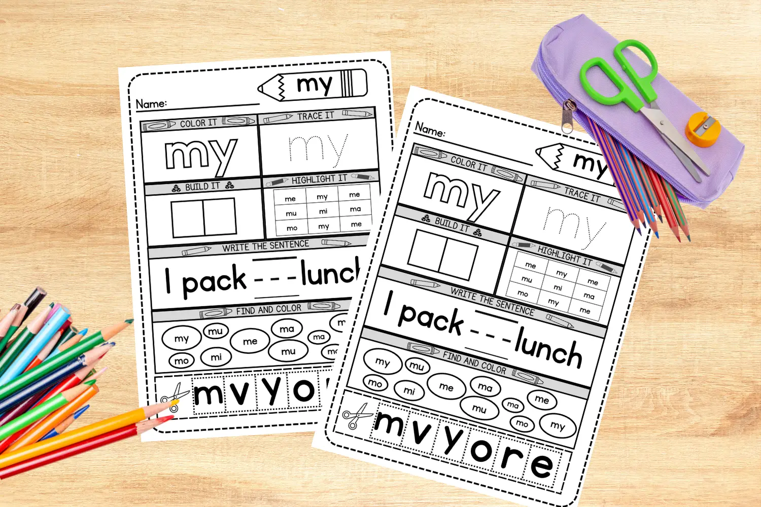 My sight word for preschoolers, kindergarteners, toddlers and kids of all ages