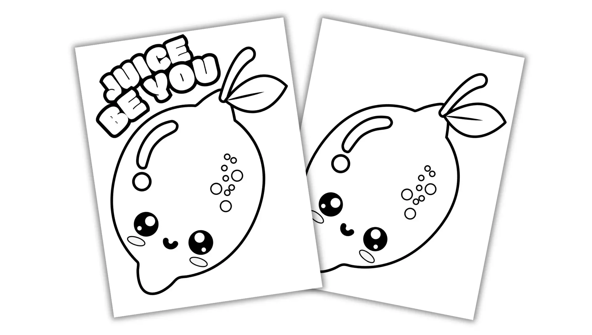 Lemon Coloring Page Convertkit Template for kids of all ages