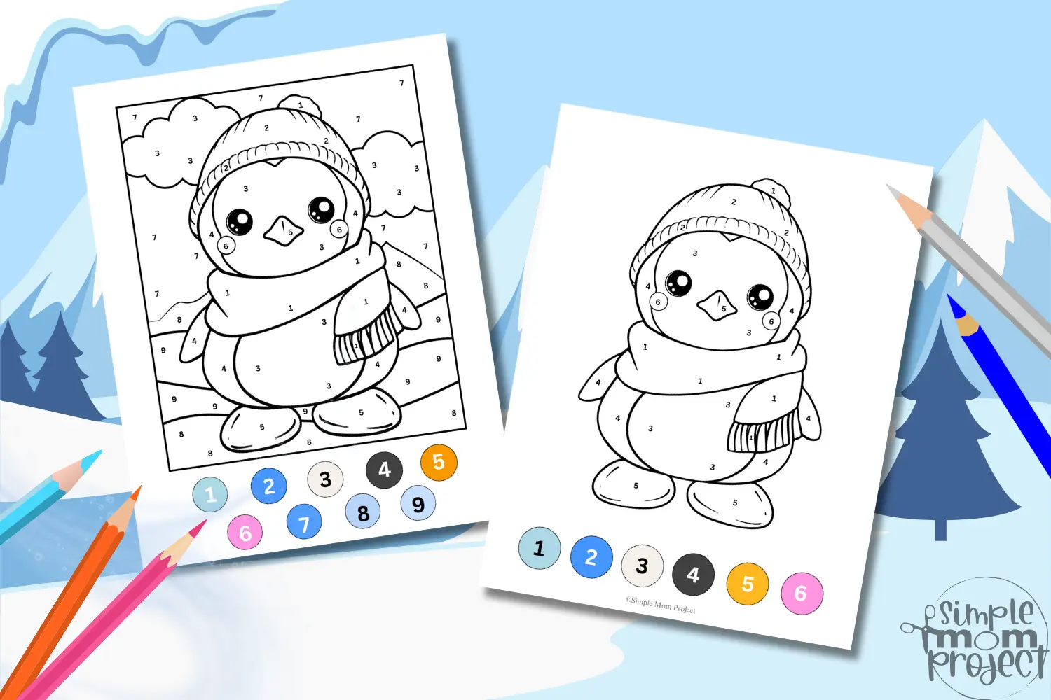 CBN Winter Animals Penguin (Free) for kids of all ages