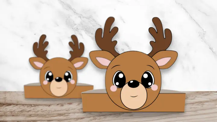 Reindeer Hat Printable Craft
