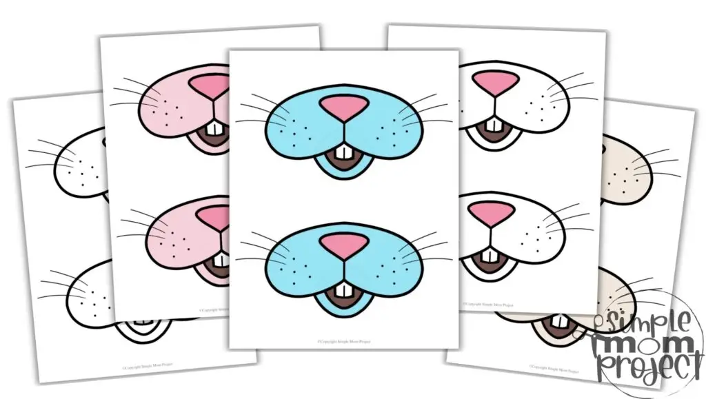 Bunny Mouth Nose Convertkit Free Printable Template
