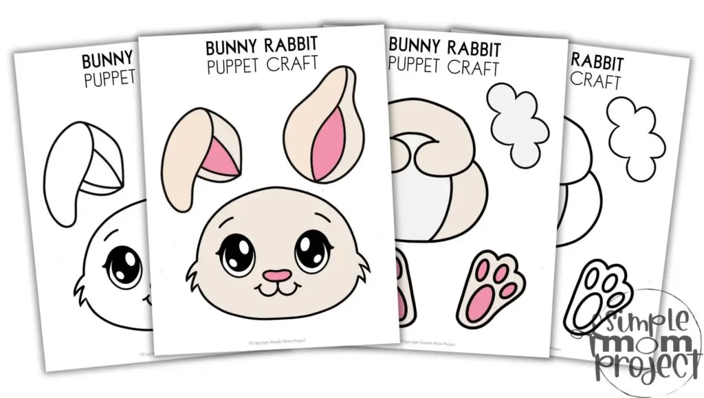 Printable Paper Bag Bunny Puppet Craft Convertkit Image