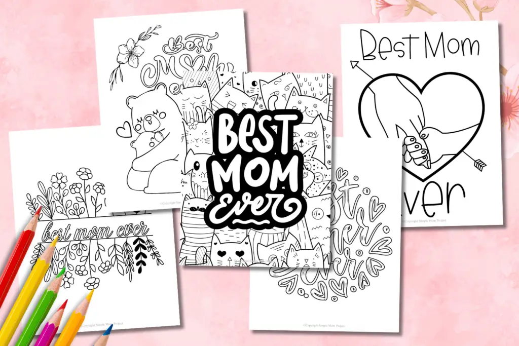 FLATLAY Best Mom Ever FREE Printable Template for Kids