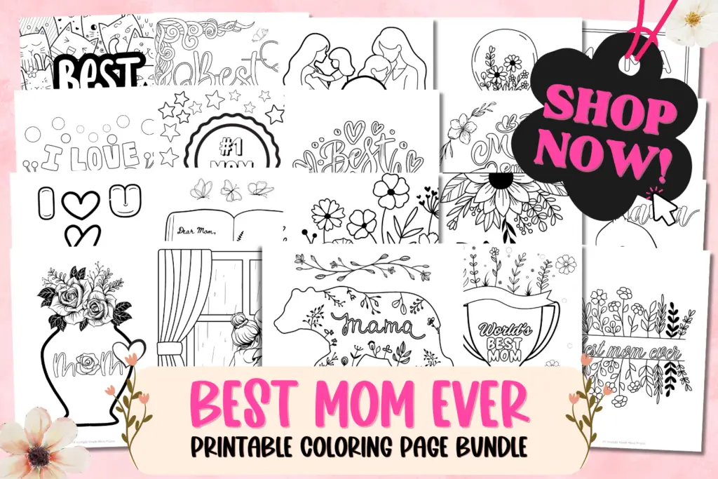 SHOP NOW Best Mom Ever Free Printable Template
