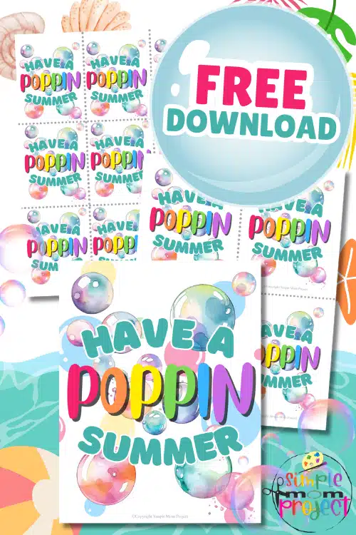 The have a poppin summer day free printable template is exactly what you need to add a splash of sunshine and a pop of fun to your summer plans! Whether you're using it for classroom end-of-year gifts, party favors or just because you love a good summer vibe, this template is a must have! Let's make summer more poppin!