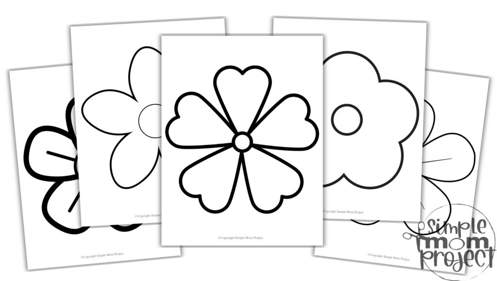 Petal Flower Convertkit Free Printable Template for Kids