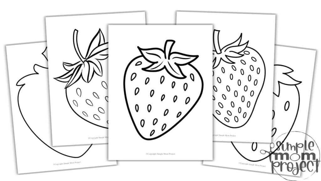 Strawberry Convertkit Free Printable Template for Kids