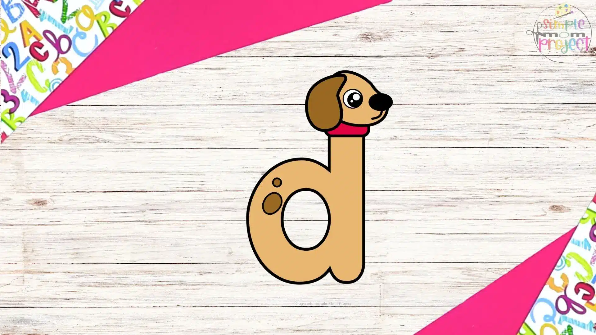 free printable letter d for dog craft for kids 7