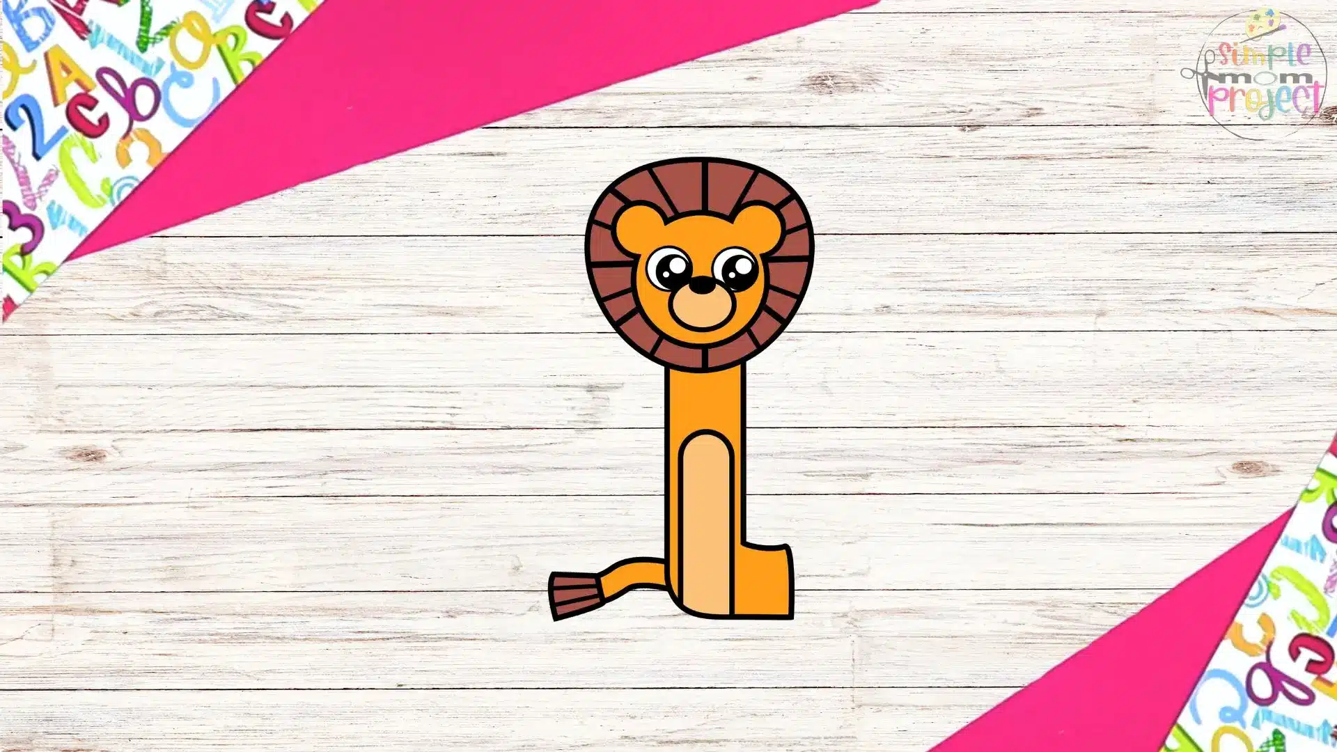 free printable letter l for lion craft for kids 9